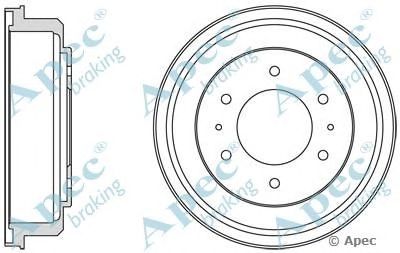 APEC BRAKING drm9711 -  Тормозной барабан